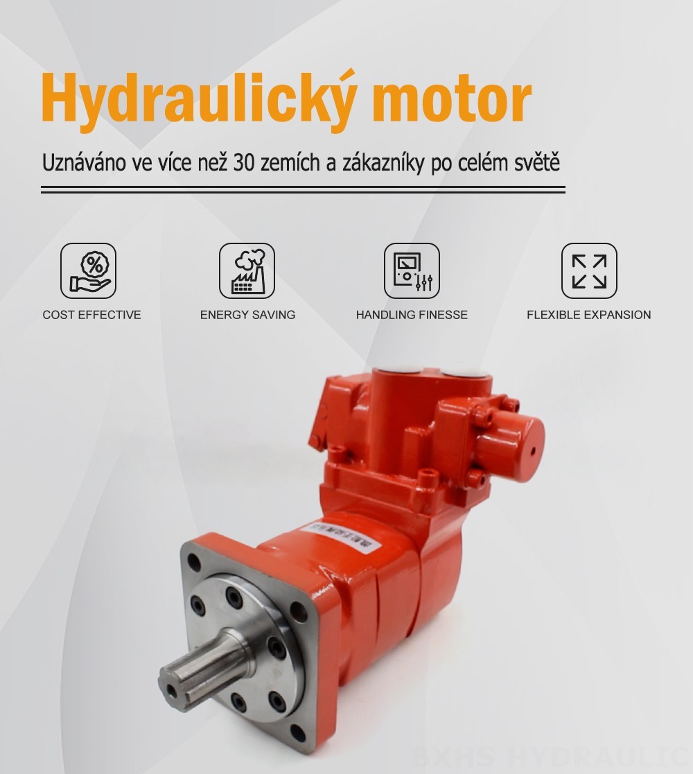 BM5_Manuální směrový hydromotor 160 cm³/ot. 75 l/min Hydraulický motor